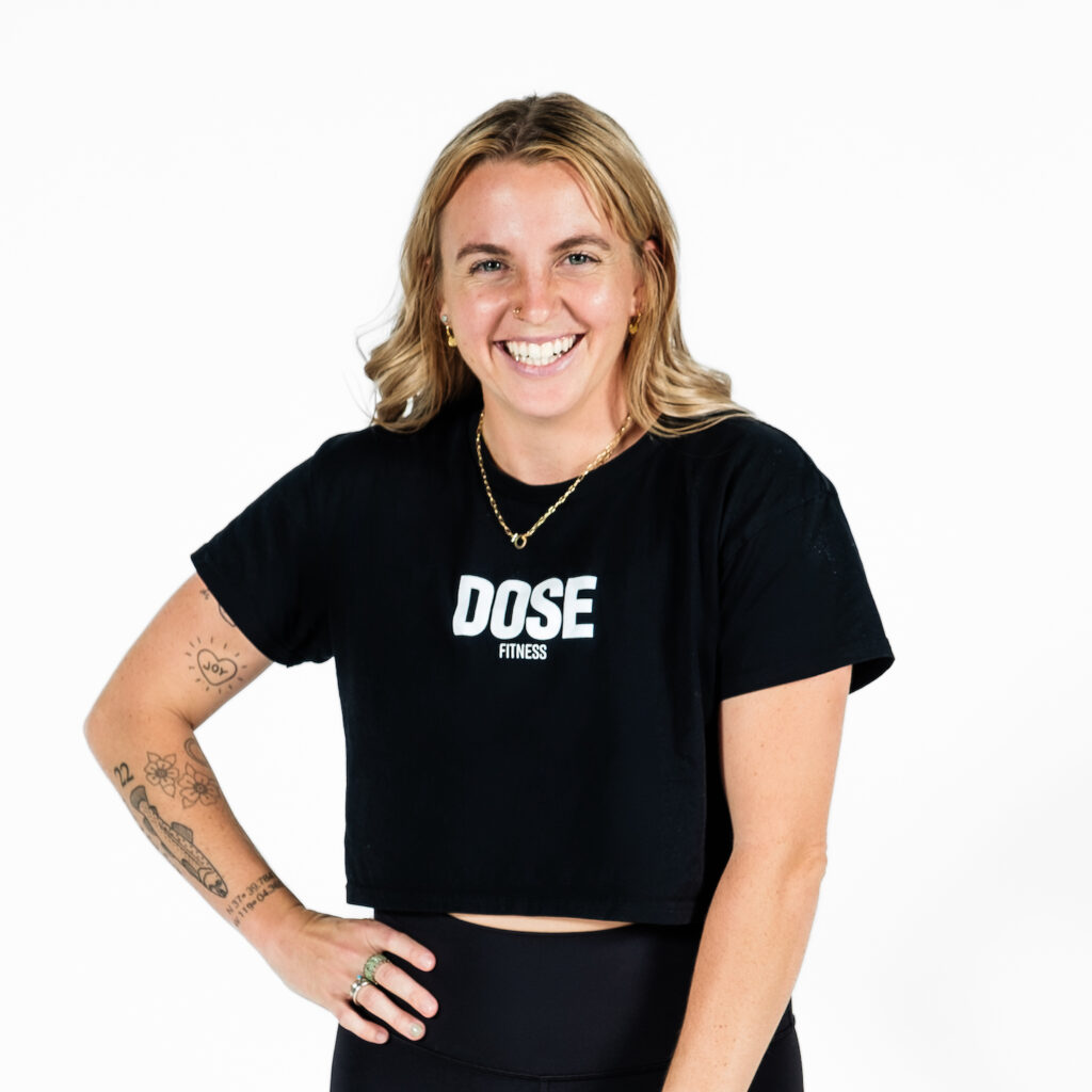 Portrait of DOSE Fitness instructor Emily