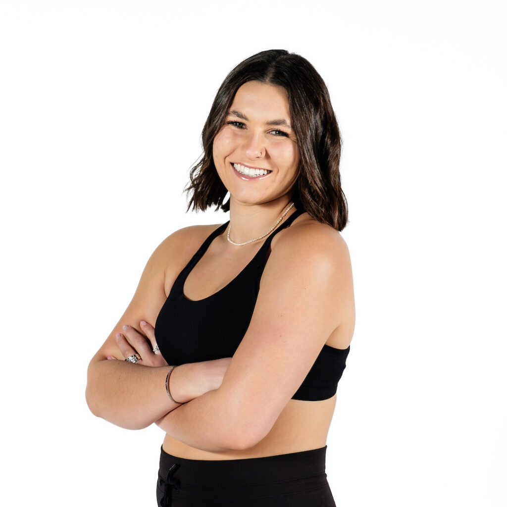 Portrait of DOSE Fitness yoga instructor Jaime